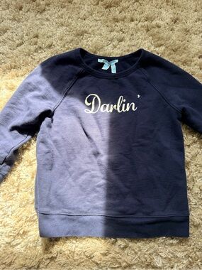 Draper james  Navy Crewneck Sweatshirt